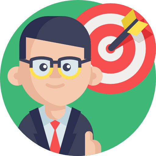 Target teamwork targeting worker icon Target teamwork targeting worker icon