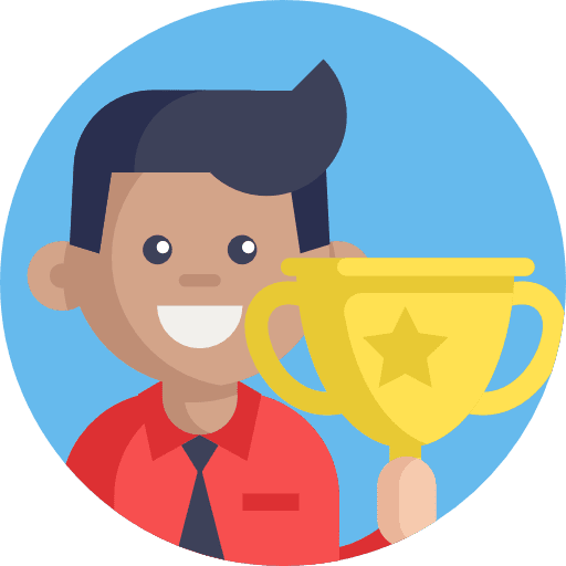 Winner user trophy champion icon Winner user trophy champion icon
