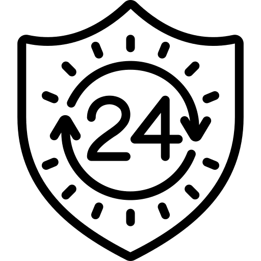 24 hours 24 hours last protection icon