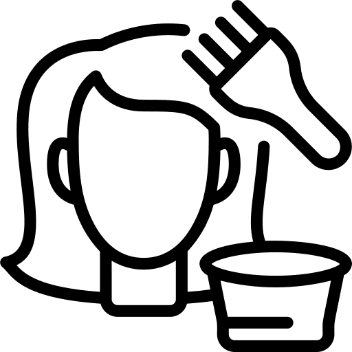 Hair dye hair salon hair dye beauty icon