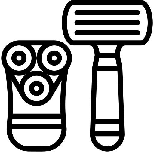 Shavers electronics beauty tools and utensils icon