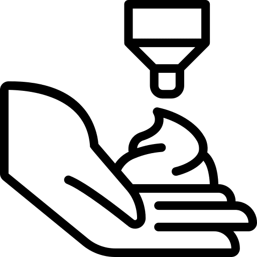 Cream hydratation cream dermatology icon