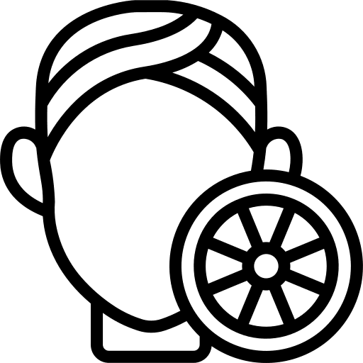 Facial treatment wellness citrus skin care icon