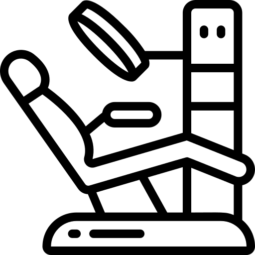 Seat beauty saloon seat makeup icon