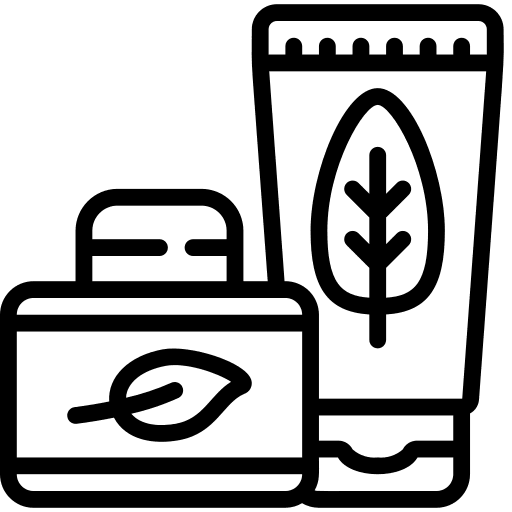 Cream beauty natural product wellness icon