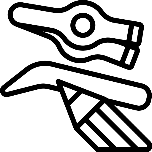 Eyebrow beauty femenine make up icon