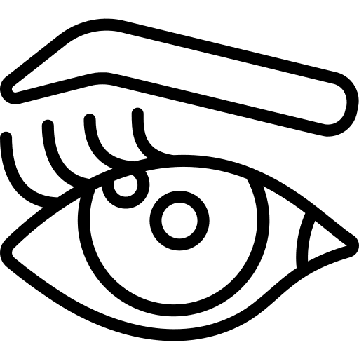 Eyebrow eyebrow beauty salon make up icon