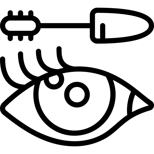 Eyelash mascara grooming eyelash mascara beauty icon