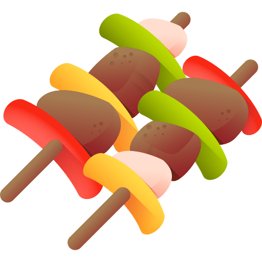 Barbecue grilled meat grill food and restaurant icon Barbecue grilled meat grill food and restaurant icon