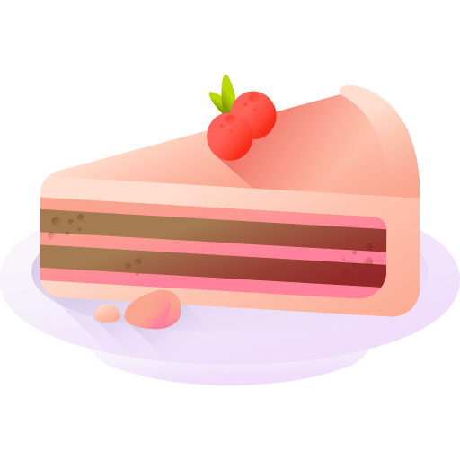Cake slice bakery highlight stories icon Cake slice bakery highlight stories icon