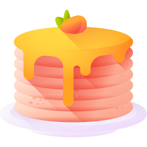 Pancake honey bakery dessert icon Pancake honey bakery dessert icon