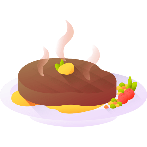 Steak food proteins barbecue icon Steak food proteins barbecue icon
