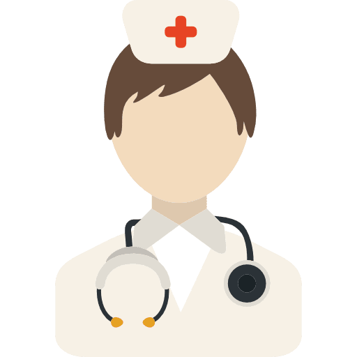Nurse woman people hospital icon