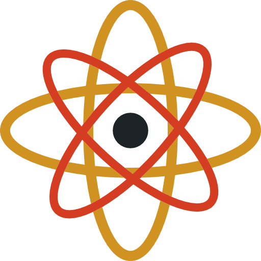 Atomic dynamic electron science icon Atomic dynamic electron science icon