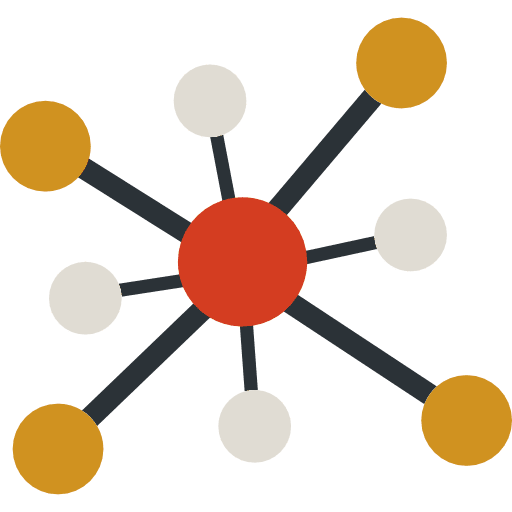 Molecule nature science biology icon Molecule nature science biology icon