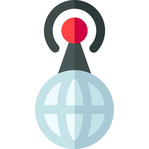 Broadcast broadcast web world icon Broadcast broadcast web world icon
