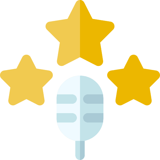 Podcast rating voice recorder podcast icon