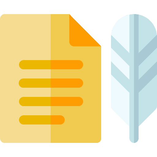 Story paper story poem icon