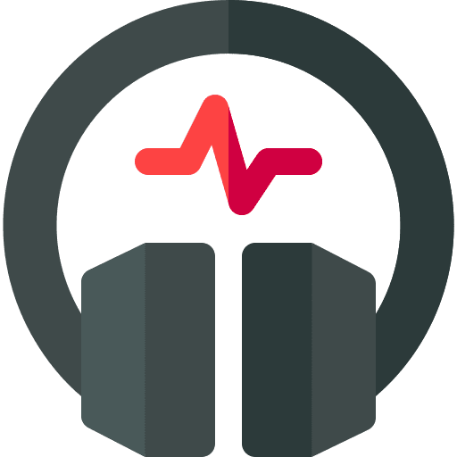 Headphones earphones music and multimedia music icon Headphones earphones music and multimedia music icon