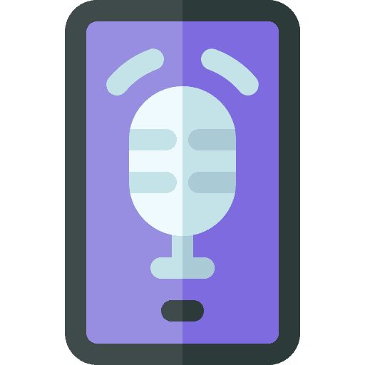 Mobile phone smartphone microphone mobile phone icon Mobile phone smartphone microphone mobile phone icon