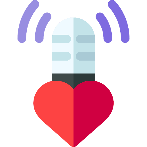 Podcast microphone radio fitness icon Podcast microphone radio fitness icon