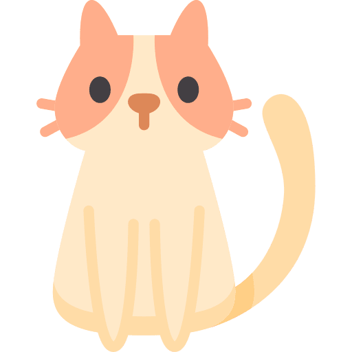 Cat wild life khao manee cat zoo icon