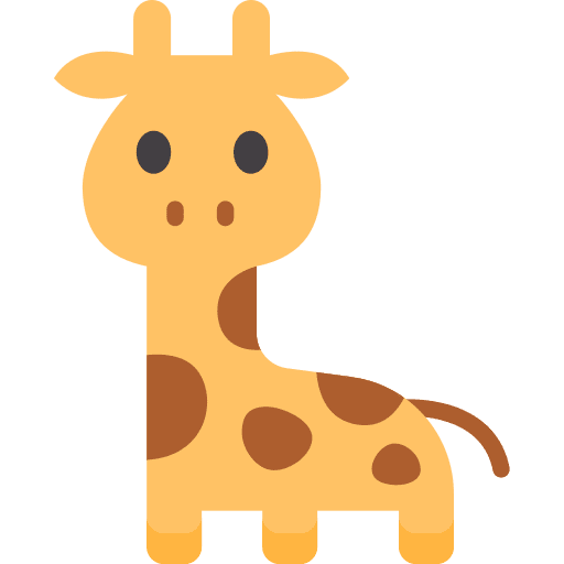 Giraffe nature animal kingdom zoo icon Giraffe nature animal kingdom zoo icon