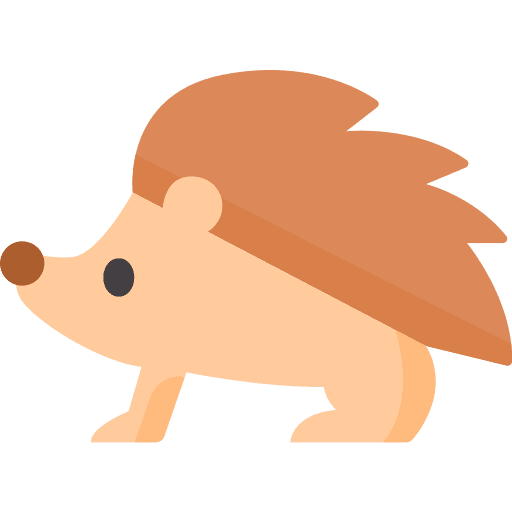 Hedgehog wild life mammal nature icon Hedgehog wild life mammal nature icon