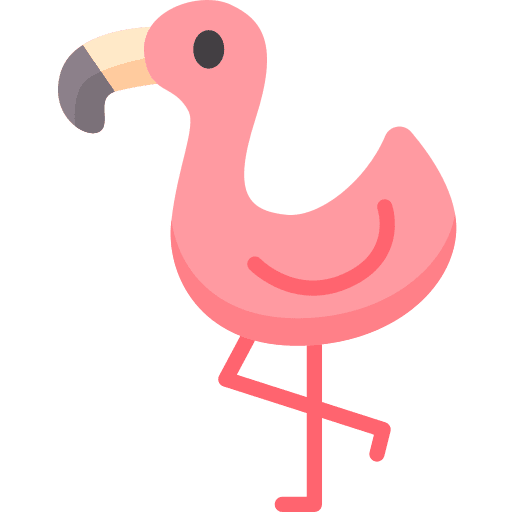 Flamingo zoo animal kingdom nature icon Flamingo zoo animal kingdom nature icon