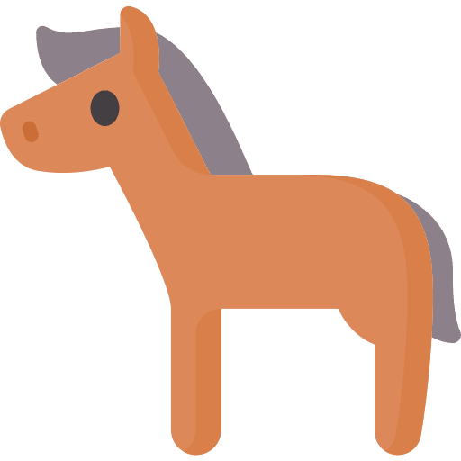 Horse animals zoo wildlife icon Horse animals zoo wildlife icon