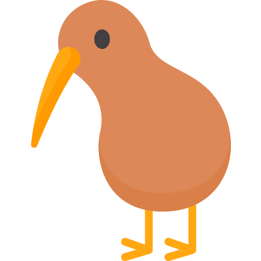 Kiwi bird nature animal kingdom icon Kiwi bird nature animal kingdom icon