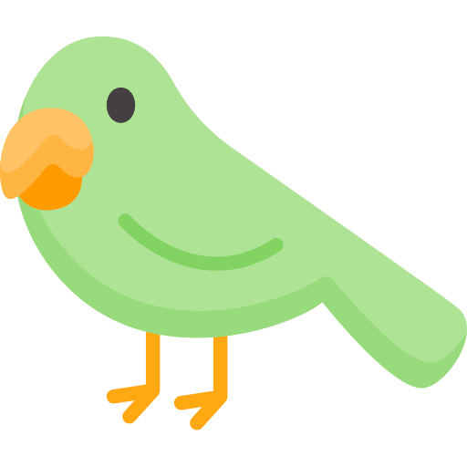 Parrot animal kingdom zoo wild life icon Parrot animal kingdom zoo wild life icon