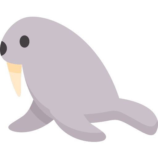 Walrus walrus water animals icon Walrus walrus water animals icon
