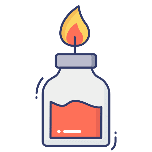 Flame heat flame laboratory icon