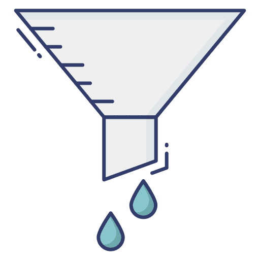 Filter science education laboratory icon