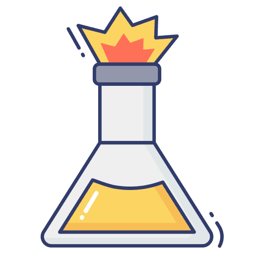 Flask chemical flask science icon