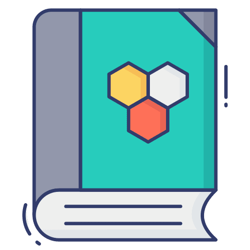 Book structure laboratory book icon