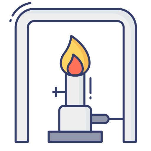 Candle candle flame education icon