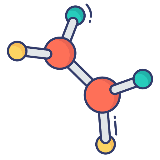Structure biological molecule structure icon