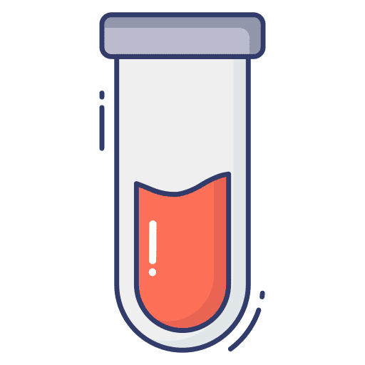 Test tube chemistry science lab icon