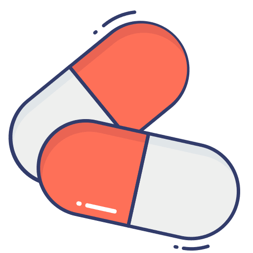 Capsule pill healthcare medical icon
