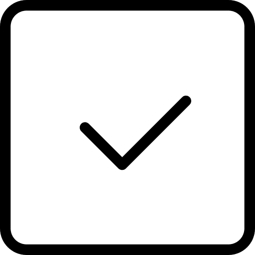 Checked true validate symbol icon