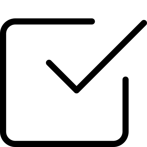 Checkmark tick mark symbol haken icon