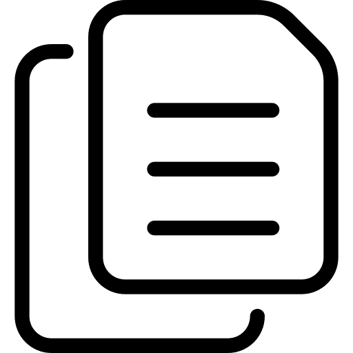 Copy file text sheet icon