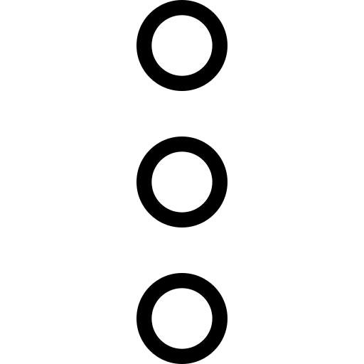 Ellipsis vertical menu ui icon