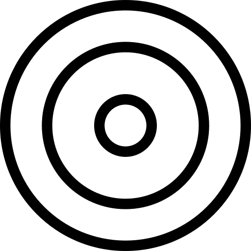 Target bullseye target ui icon