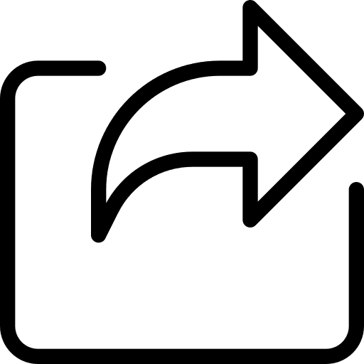 Forward arrow send skip icon