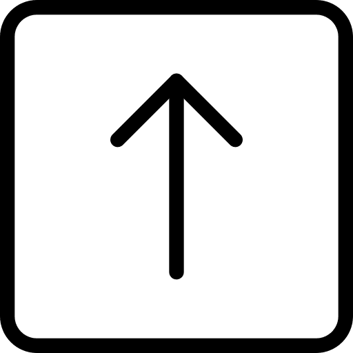 Up arrow navigate direction arrows icon