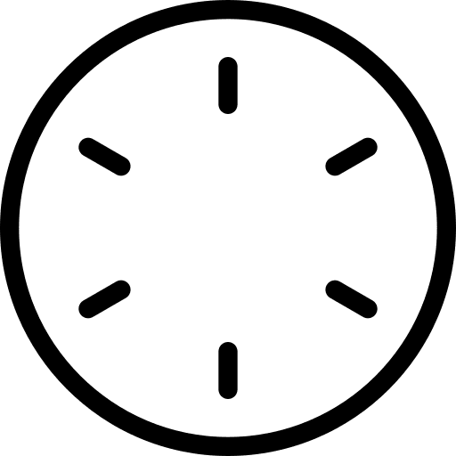 Clock time ui digital icon