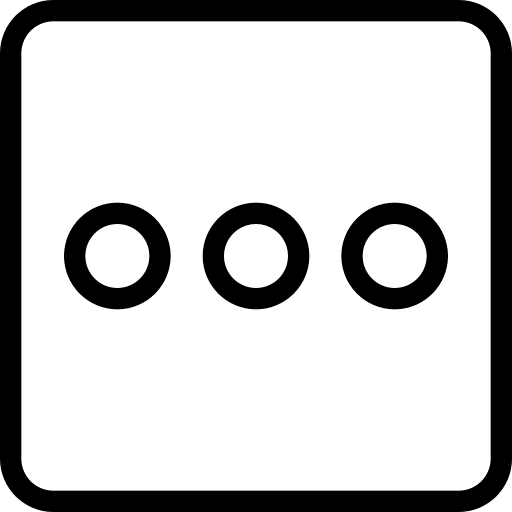 Ellipsis three dots button ellipsis icon